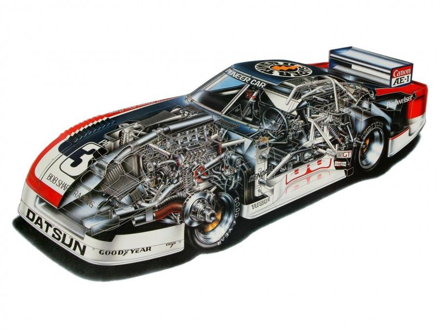  Datsun Silhouette Formula IMSA-GTU Car 1981 года  (фото 1 из 1)